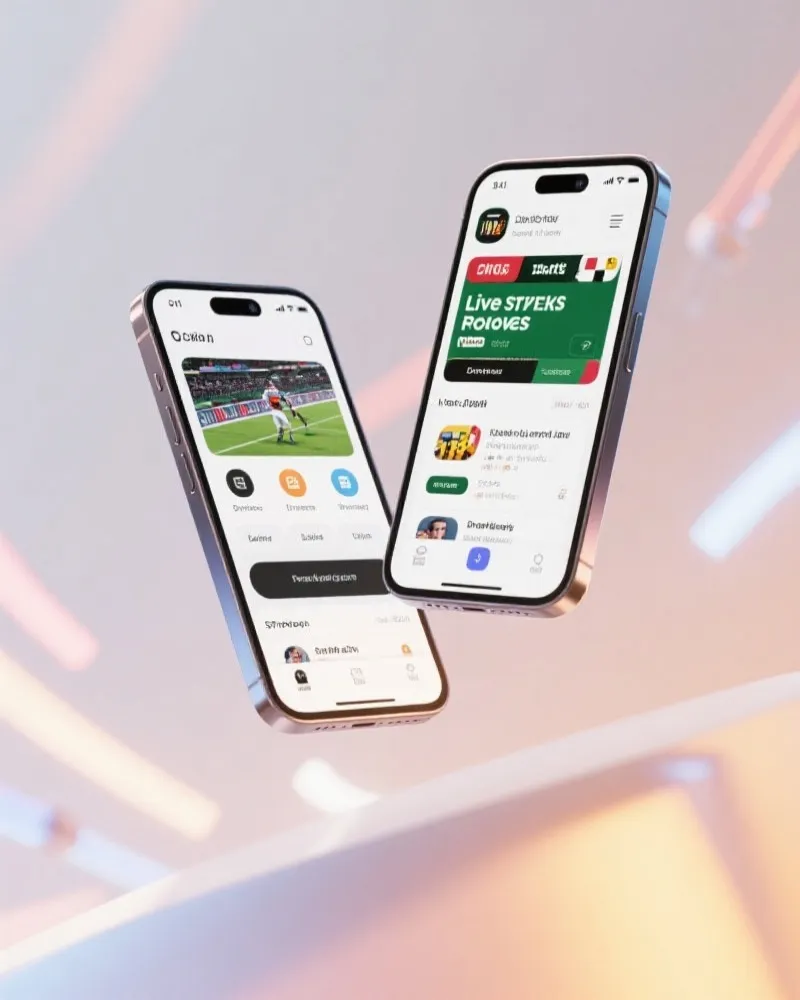 摩登体育娱乐 App 界面展示